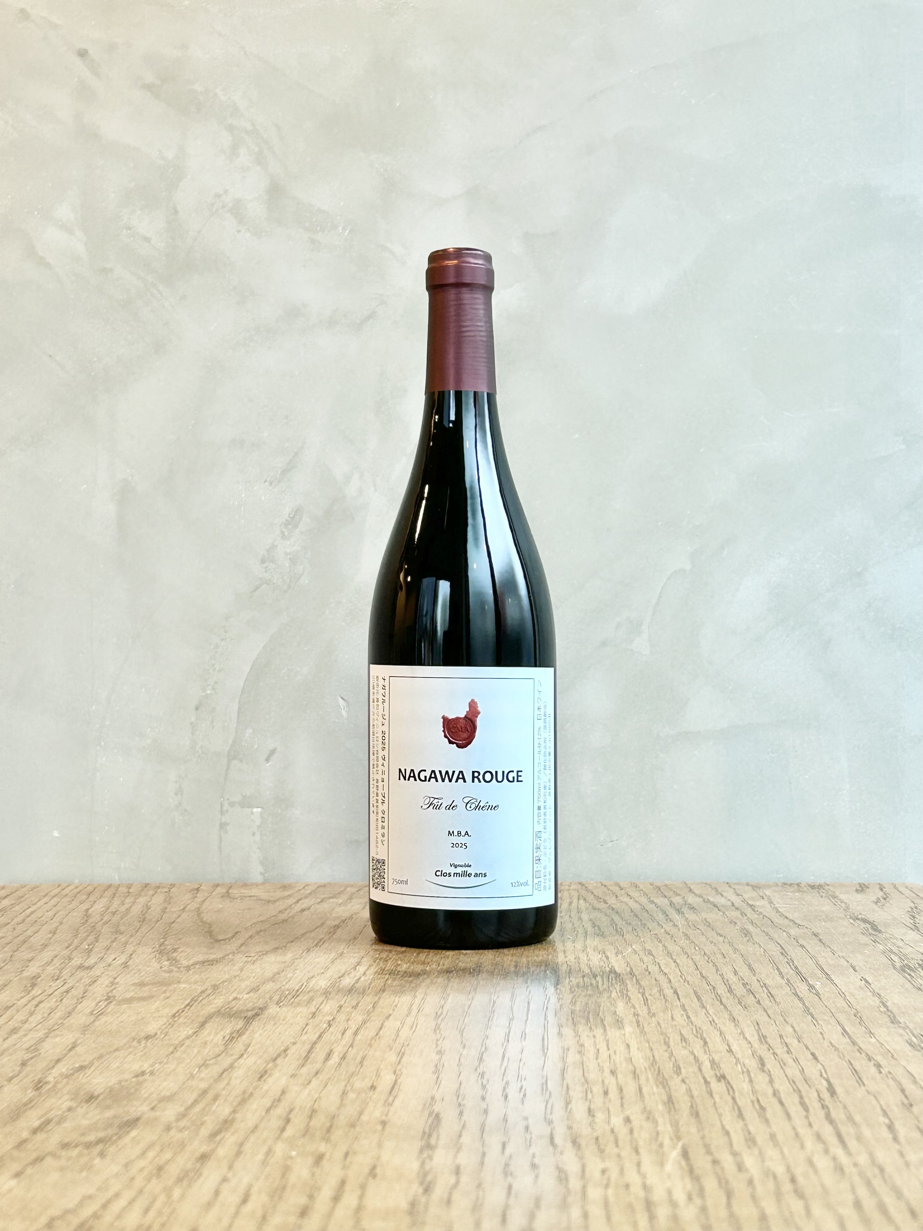 Nagawa Rouge M.B.A. Fût de Chêne 2025  フュ・ド・シェーヌ
